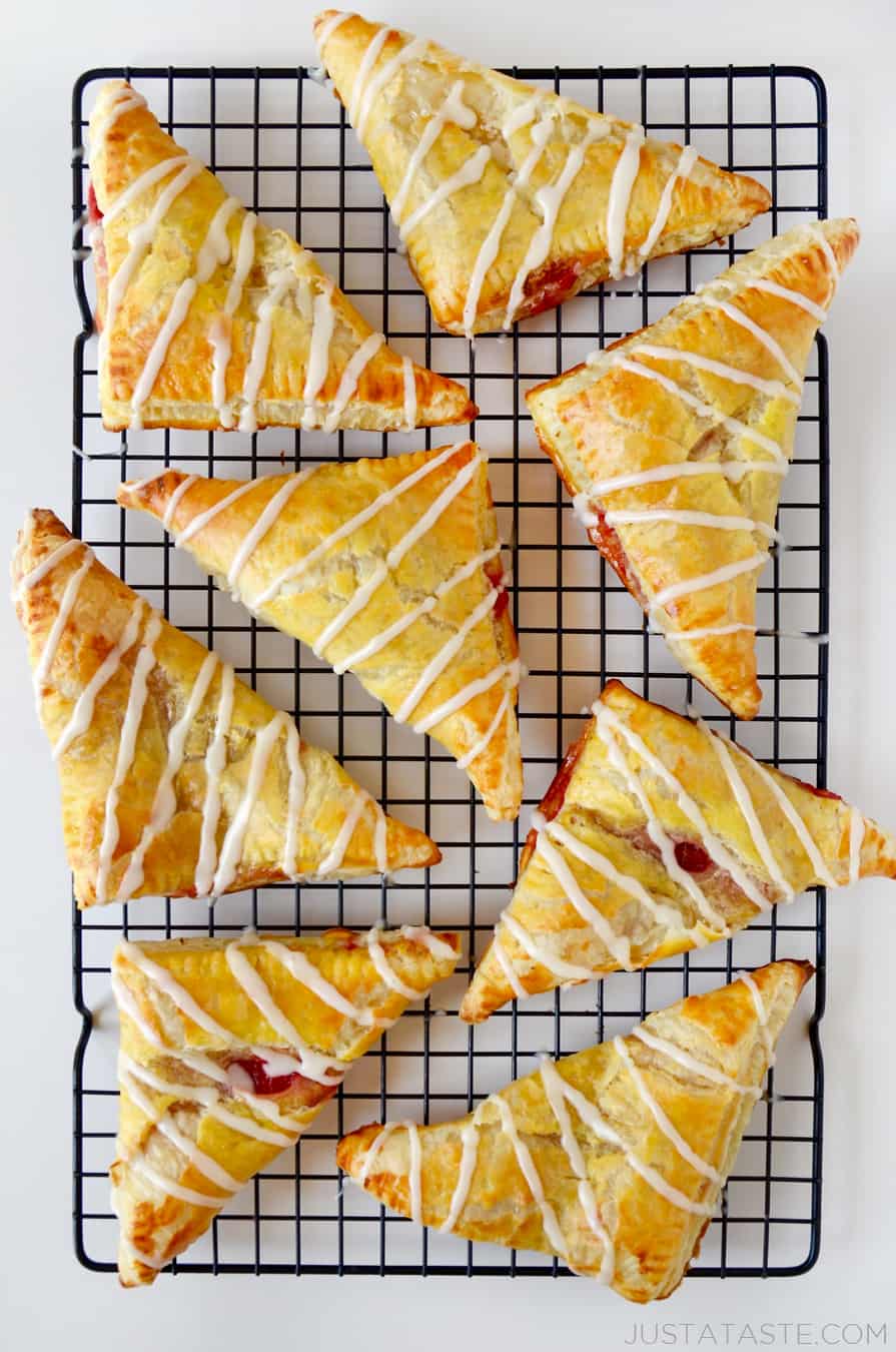Strawberry Rhubarb Turnovers Just A Taste