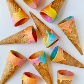 Unicorn Ice Cream Cones Recipe