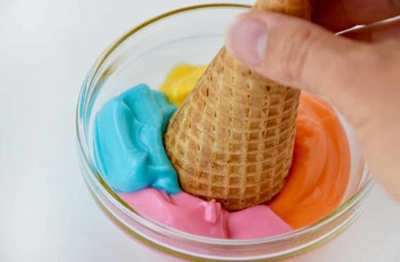Unicorn Ice Cream Cones Recipe