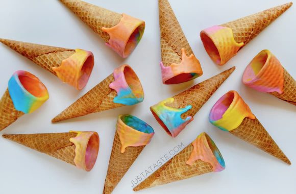 Unicorn Ice Cream Cones Recipe