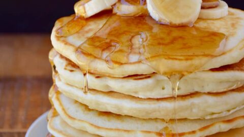 Banana Sour Cream Pancakes Recipe