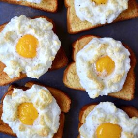 Cloud Eggs on Toast