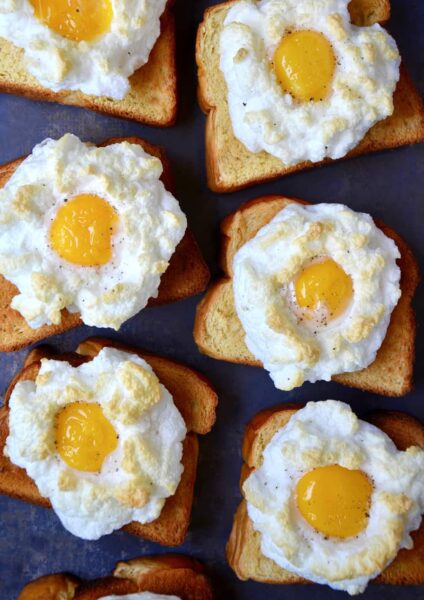 Cloud Eggs on Toast