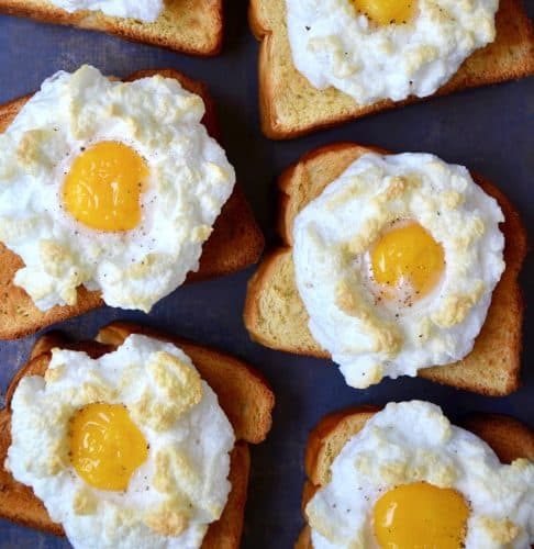 Cloud Eggs on Toast