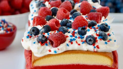 Easy July 4th Ice Cream Cake Recipe