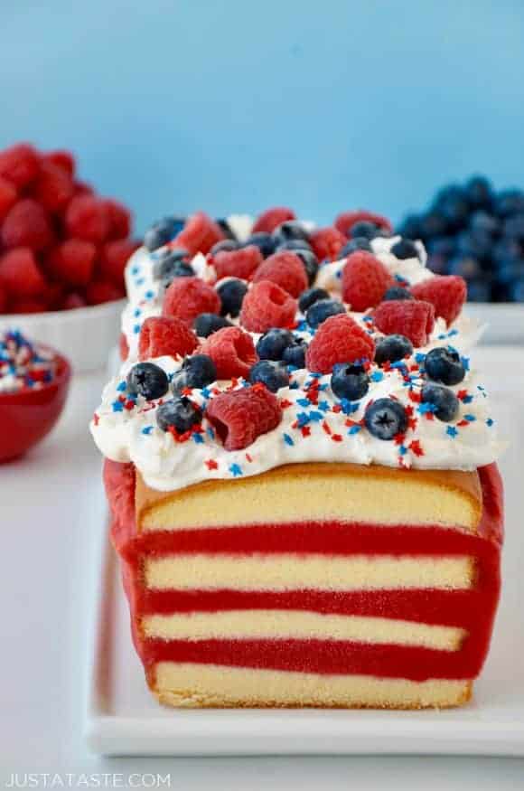 Easy July 4th Ice Cream Cake Recipe