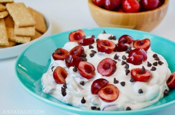 Fresh Cherry Cheesecake Dip Recipe