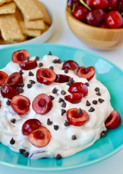 Fresh Cherry Cheesecake Dip Recipe