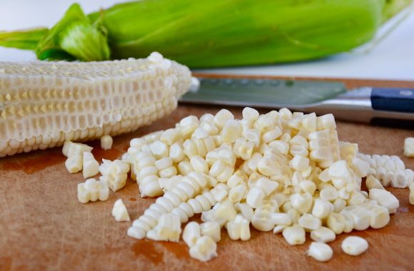 Garlicky Skillet Corn with Bacon Recipe