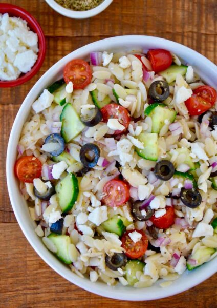 Greek Orzo Salad Recipe