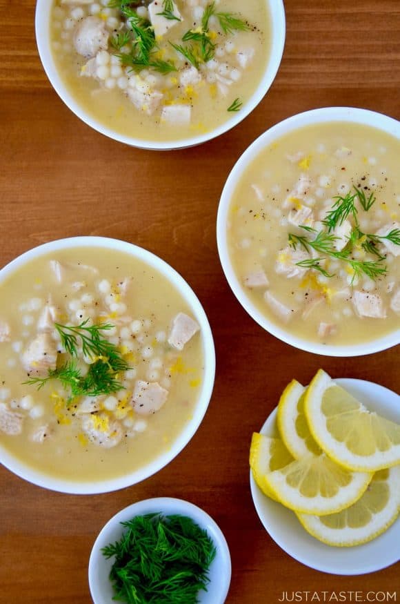 Quick Greek Lemon Chicken Soup Recipe