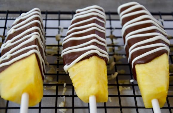 Chocolate Pineapple On-a-Stick Recipe
