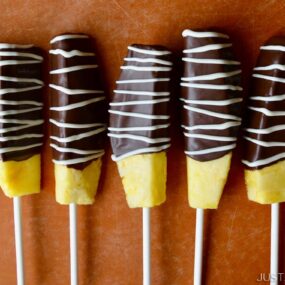 Chocolate Pineapple On-a-Stick Recipe