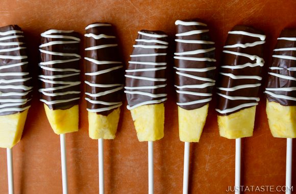 Chocolate Pineapple On-a-Stick Recipe