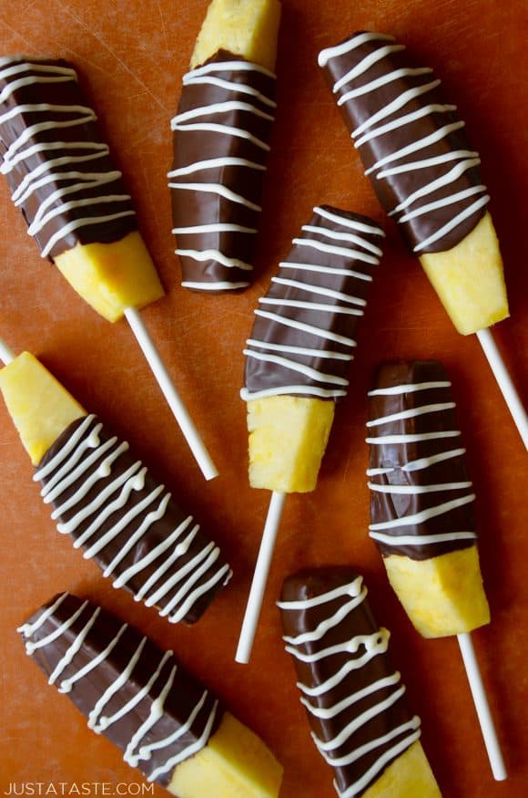 Chocolate Pineapple On-a-Stick Recipe