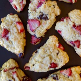 Sour Cream Strawberry Scones Recipe