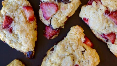 Sour Cream Strawberry Scones Recipe