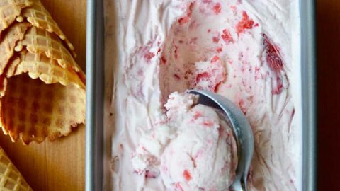 No-Churn Strawberry Ice Cream Recipe