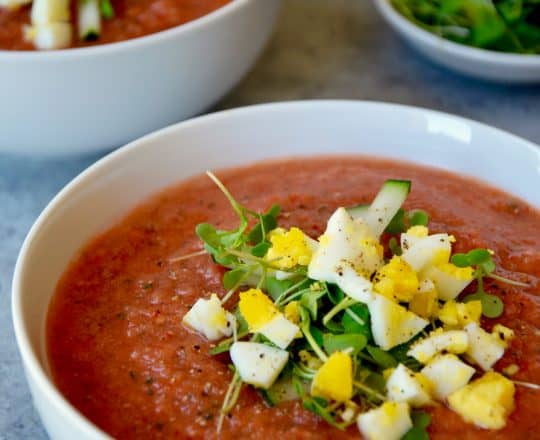 Fast and Fresh Gazpacho