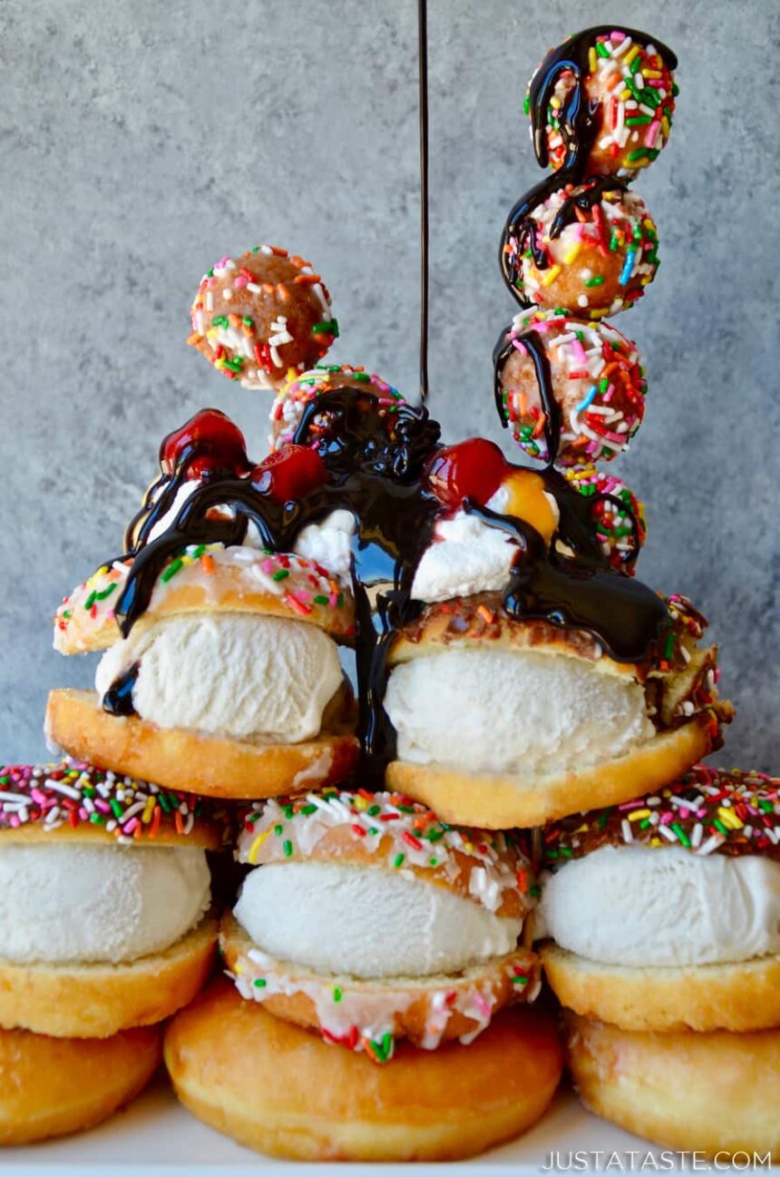 The Ultimate Doughnut Sundae Just a Taste