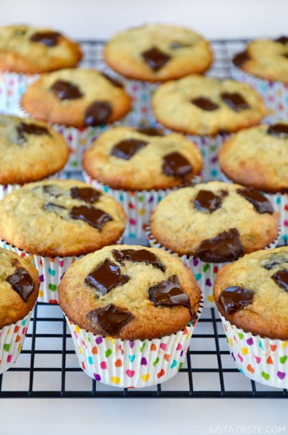 Banana Chocolate Chunk Muffins Recipe