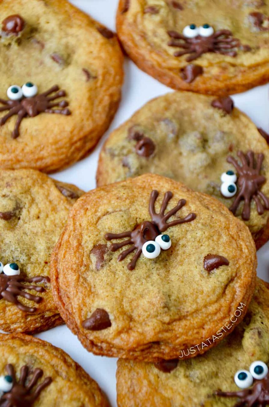Halloween Chocolate Chip Cookies - Just a Taste