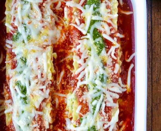 Easy Pesto Lasagna Roll-Ups