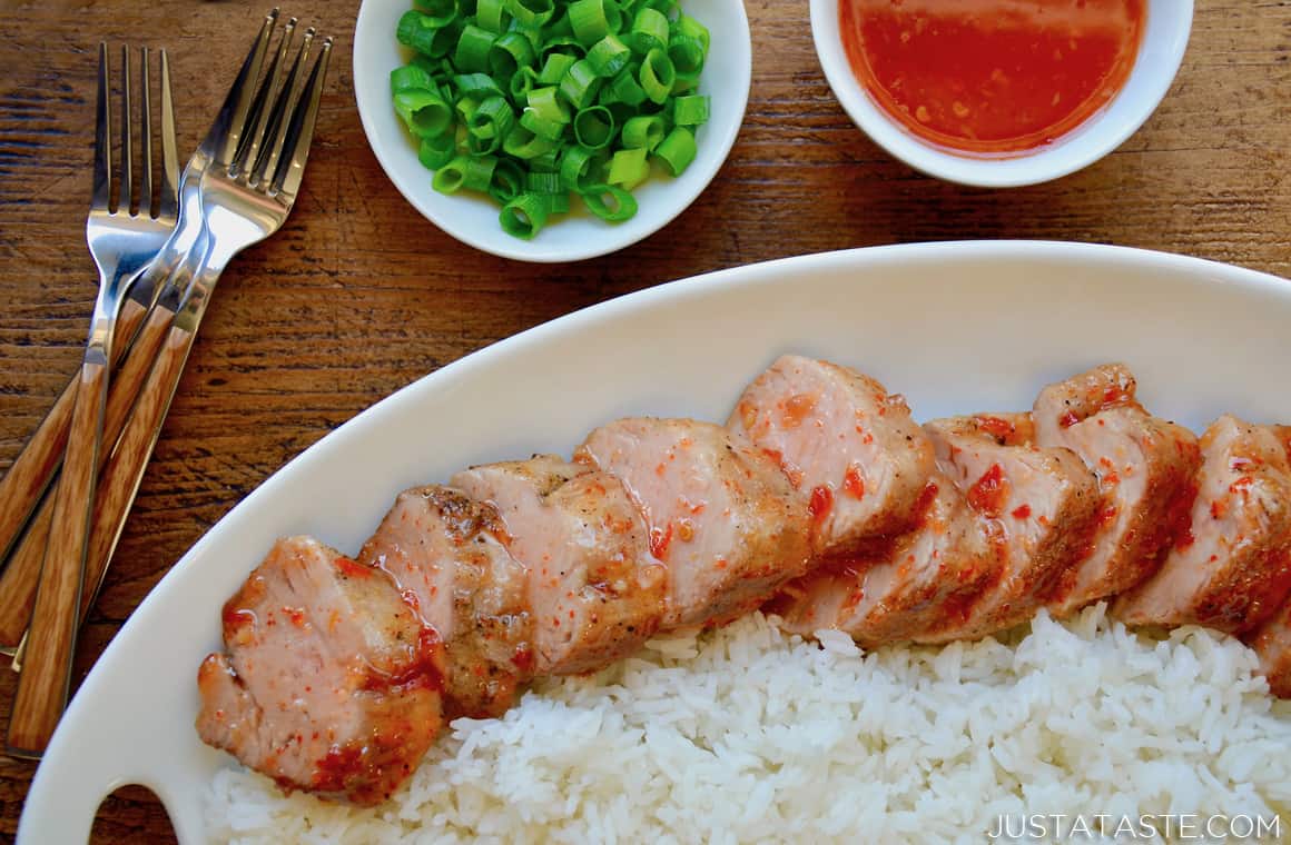 Sweet and Sour Roast Pork Tenderloin Just a Taste