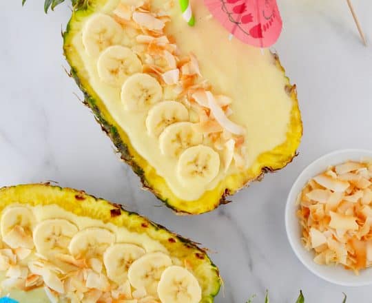 Creamy Coconut Pineapple Smoothies