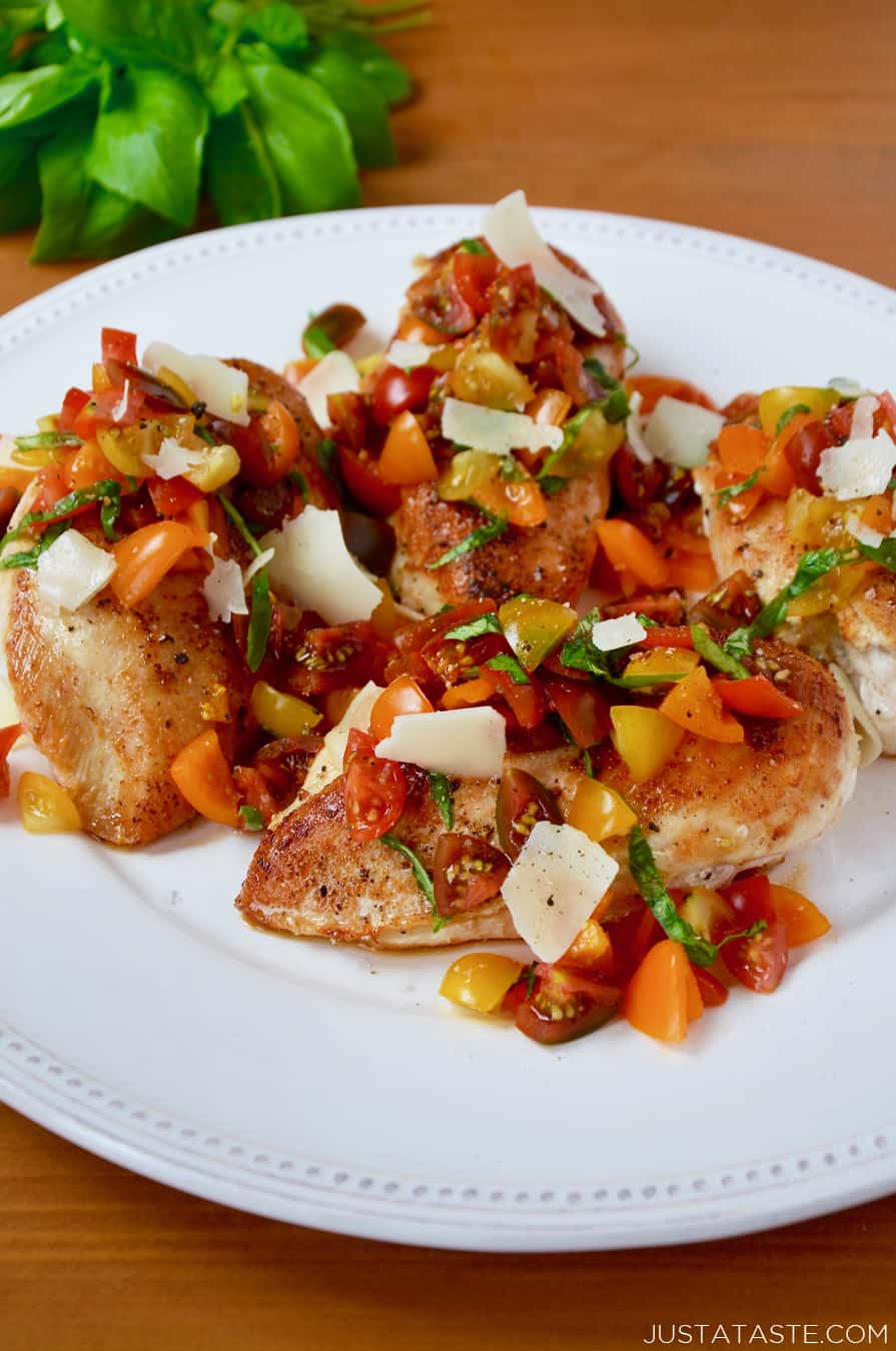 Quick Bruschetta Chicken | Just a Taste