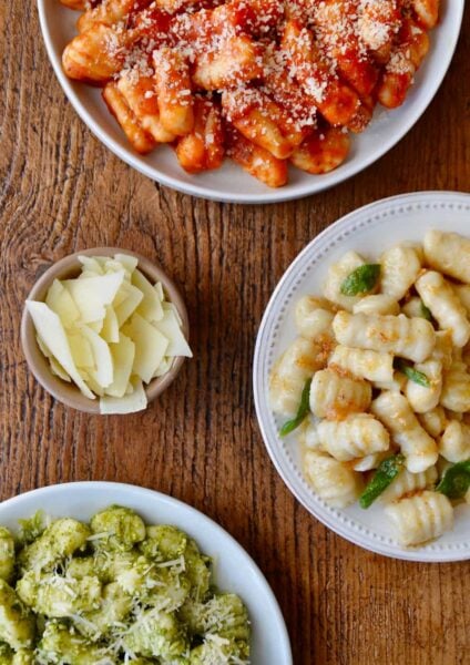 Leftover Mashed Potato Gnocchi three ways