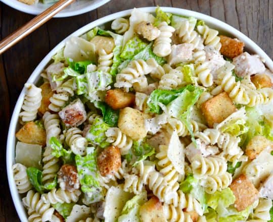 Chicken Caesar Pasta Salad
