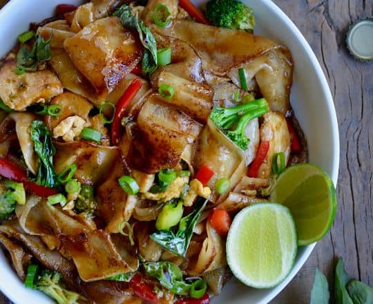 Drunken Noodles with Chicken