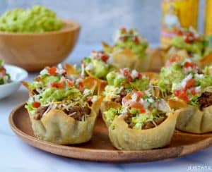 Easy Taco Salad Cups