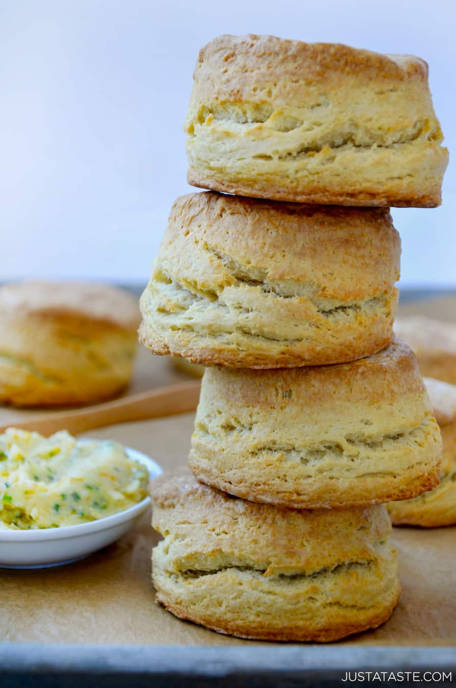  Easy  Homemade Buttermilk  Biscuits  with Honey Butter Just 