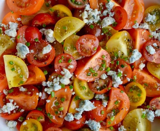 Steakhouse Tomato Salad with Blue Cheese