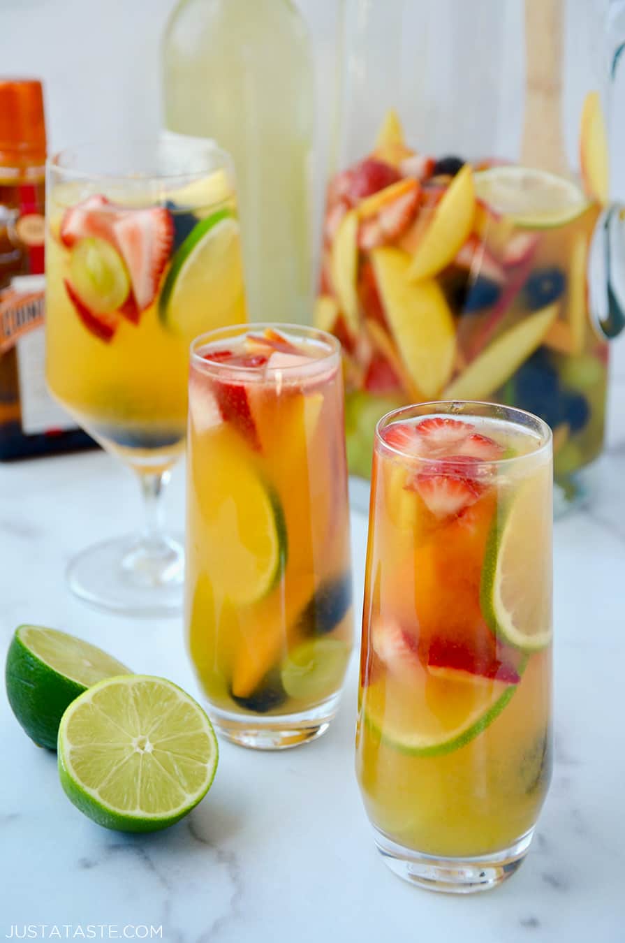 White Sangria for All Seasons - Just a Taste