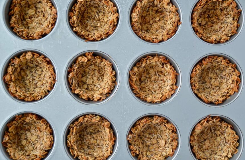 Muffin Tin Granola Cups Just a Taste
