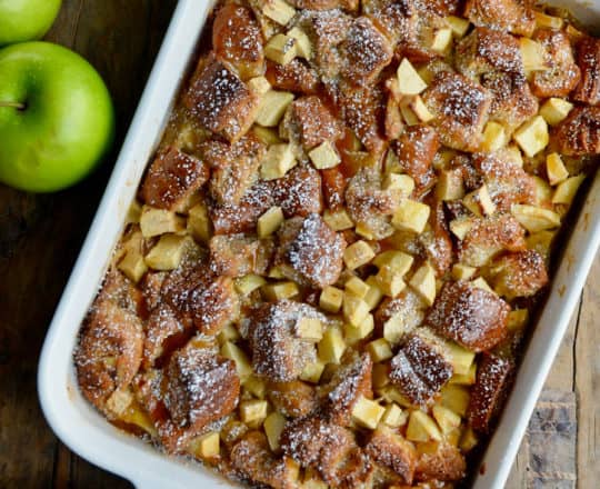 Caramel Apple Bread Pudding