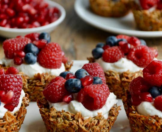 Muffin Tin Granola Cups