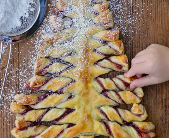 Puff Pastry Christmas Tree