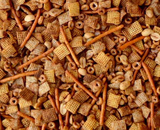 Homemade Chex Mix (Slow Cooker or Oven)