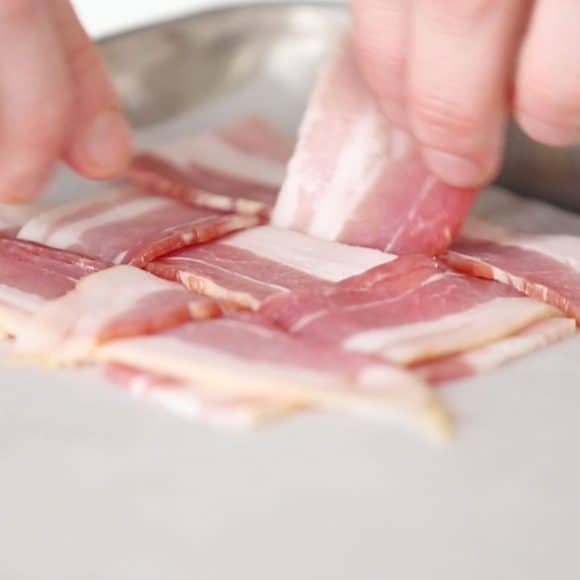 How to make a bacon weave