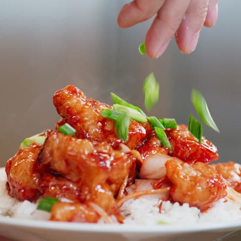 Jet Tila's recipe for Orange Chicken