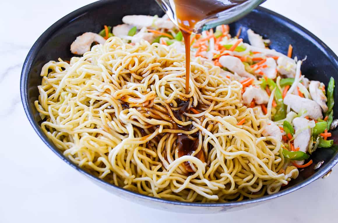 Quick Chicken Chow Mein Just a Taste