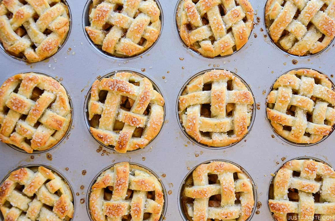 Muffin Tin Mini Apple Pies Just a Taste