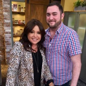 Producer Glenn Milley and Rachael Ray