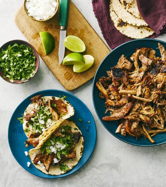 Crispy Slow Cooker Carnitas from The Secret Ingredient Cookbook