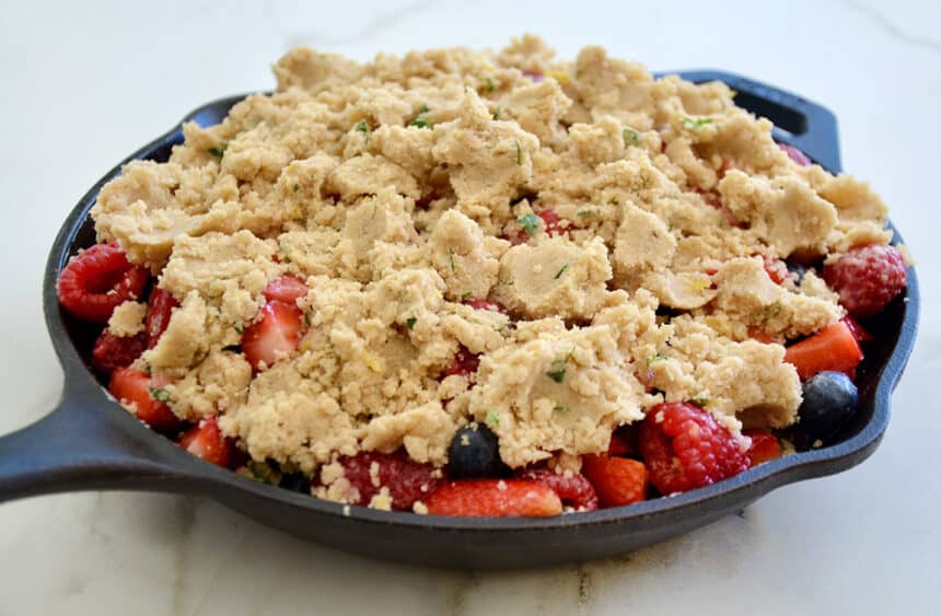 Easy MixandMatch Fruit Crumble Just a Taste