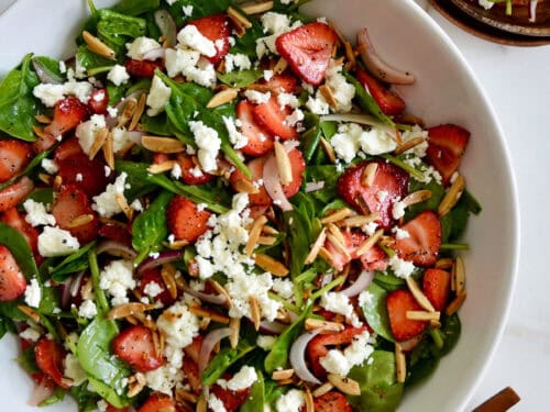 strawberry green salad with poppyseed dressing Oh Polly Marlena Sequin Gown main image 0